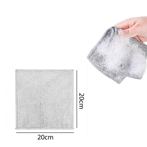 Set X5 Paños De Alambre Limpieza Cocina