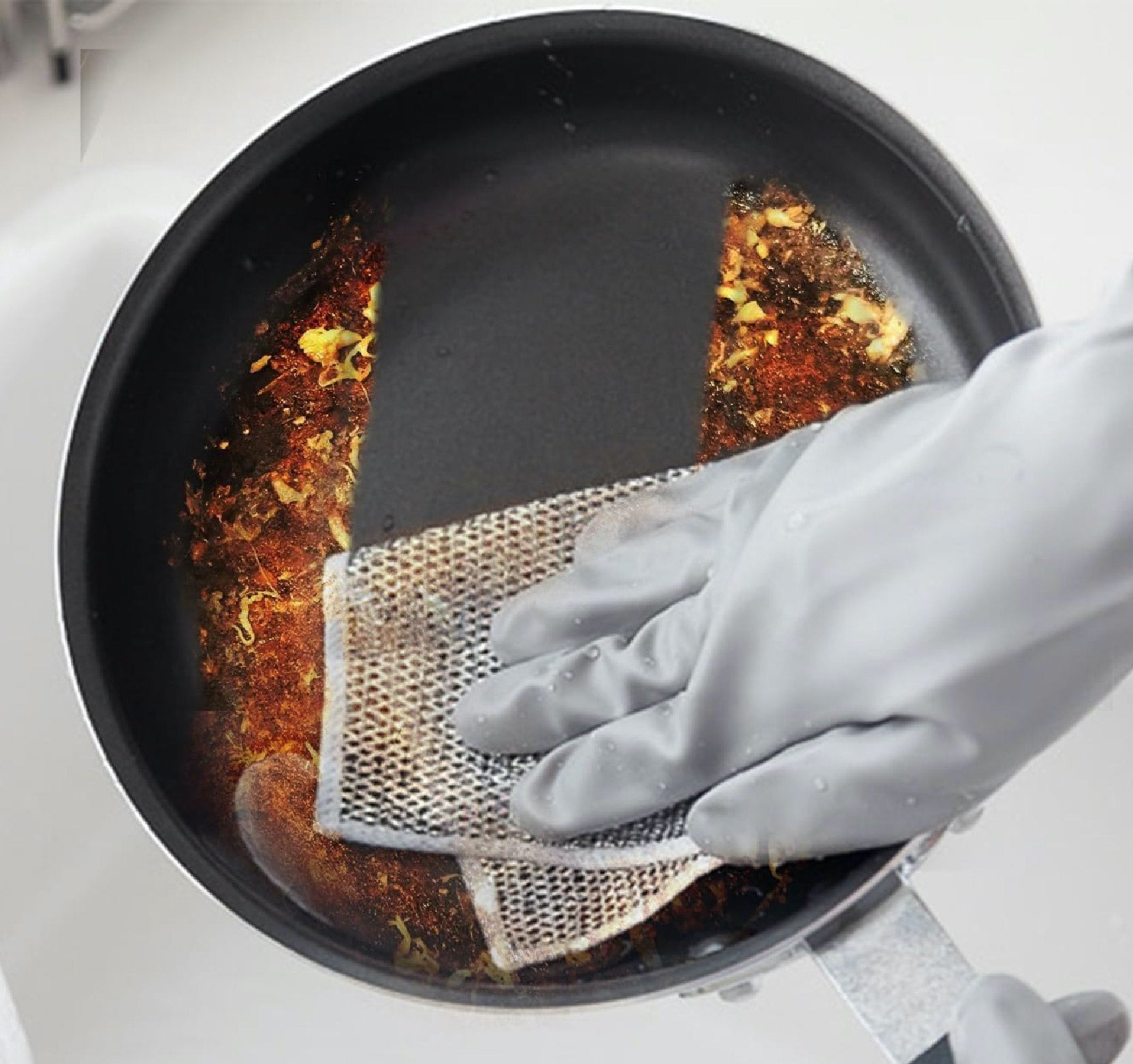 Set X5 Paños De Alambre Limpieza Cocina