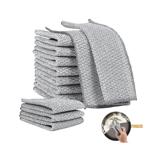 Set X5 Paños De Alambre Limpieza Cocina